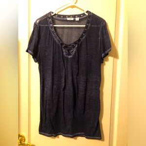 Cato, Short Sleeve Nautical Summer Blouse